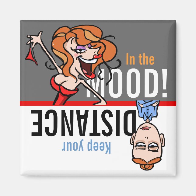 Imán ¿Romance? ¡En el ánimo o mantén tu distancia! (Frente)