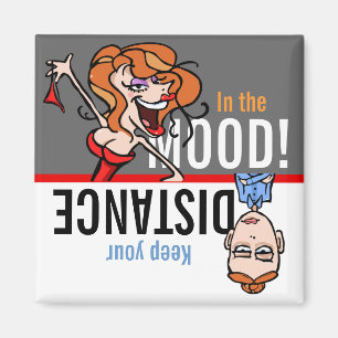 Imán ¿Romance? ¡En el humor o guarde su distancia!