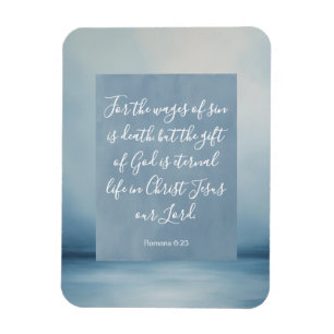 Imán Romanos 6:23 Versículo Bíblico Personalizable