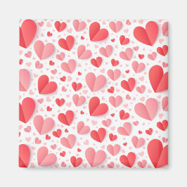 Imán Romantic Red Heart Happy Valentine’s Day Love Gift