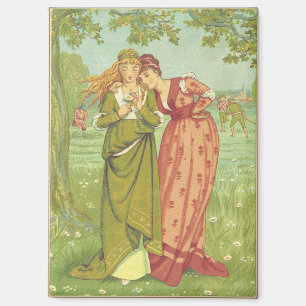 Imán Romántico Elegante Vintage San Valentín, Era Victo