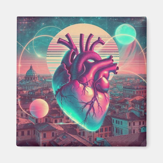 Imán Rome | Ethereal Dreamy Urban Vaporwave Retrowave (Frente)