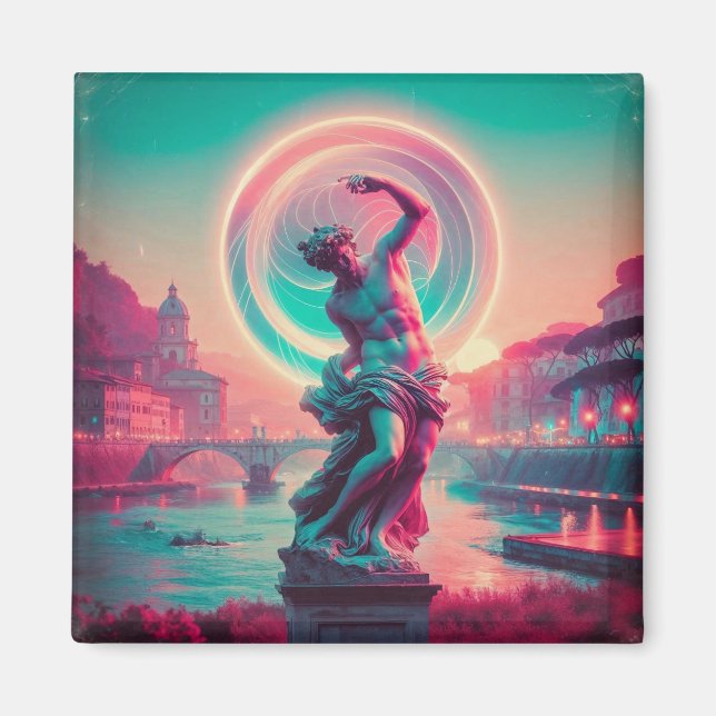 Imán Rome | Ethereal Dreamy Urban Vaporwave Retrowave (Frente)