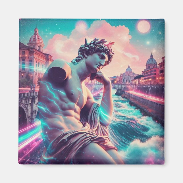 Imán Rome | Ethereal Dreamy Urban Vaporwave Retrowave (Frente)