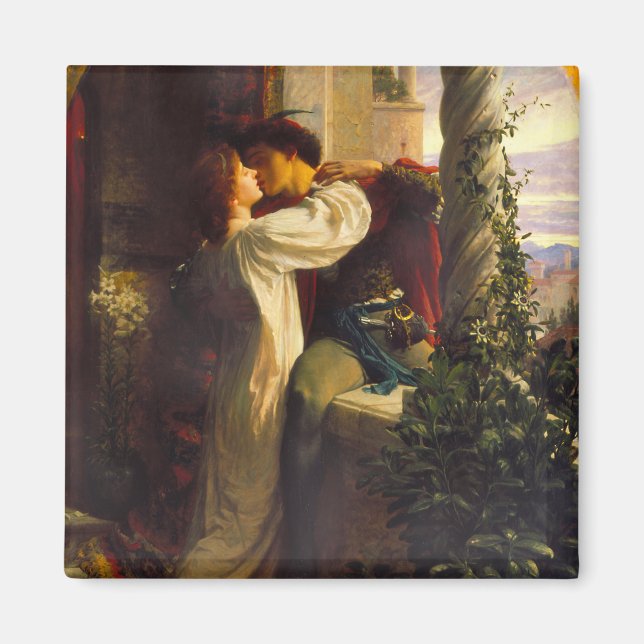 Imán Romeo y Julieta c. 1884 por Sir Frank Dicksee (Frente)