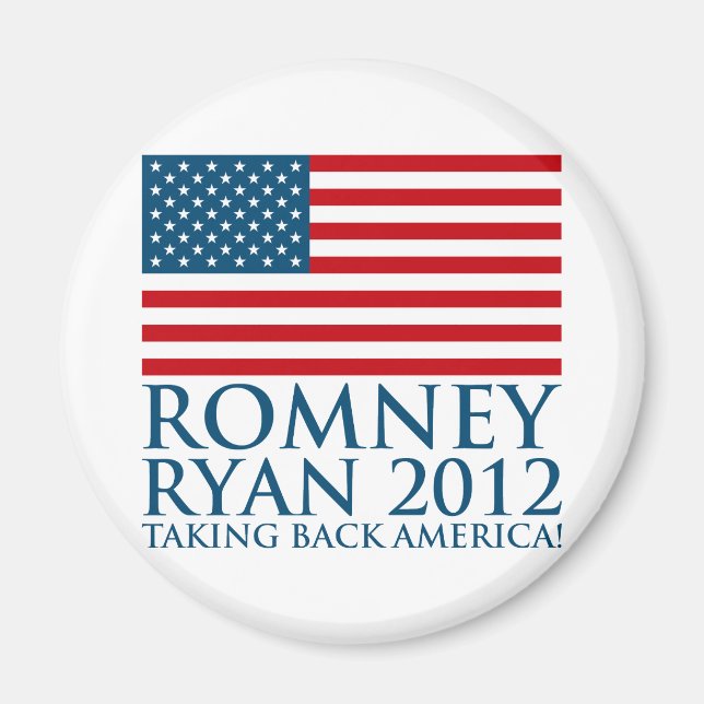 Imán Romney Ryan 2012 (Frente)