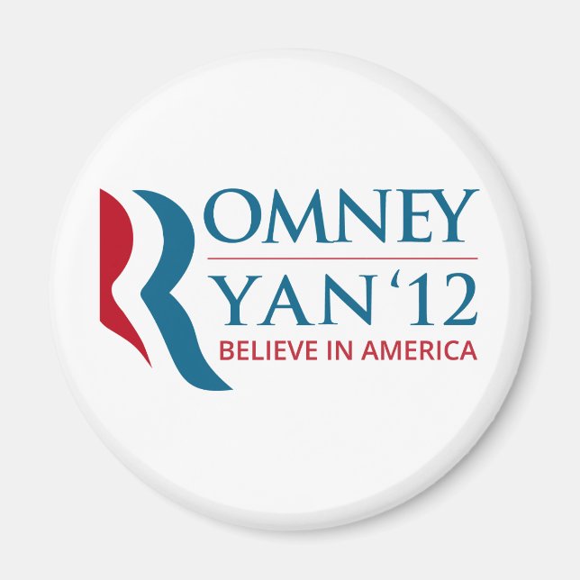 Imán Romney / Ryan 2012 para presidente y vicepresident (Frente)
