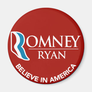 Imán Romney Ryan cree en el rojo redondo de América