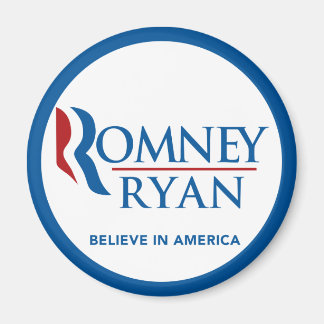 Imán Romney Ryan Cree En La Frontera Azul De Los Estado