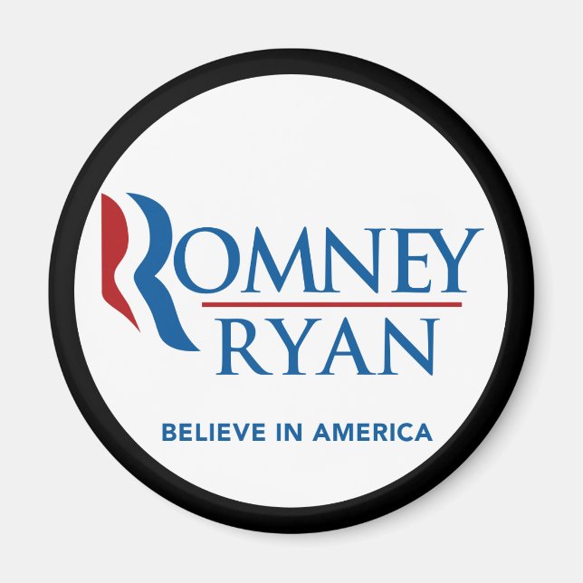 Imán Romney Ryan Cree En La Frontera Negra Estadouniden (Frente)