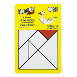 Imán Rompecabezas de Tangram Magnet - 7 Cisnes A-Nataci