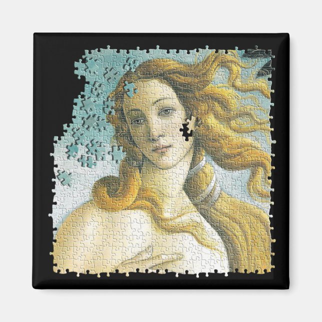 Imán Rompecabezas de Venus Botticelli (Frente)