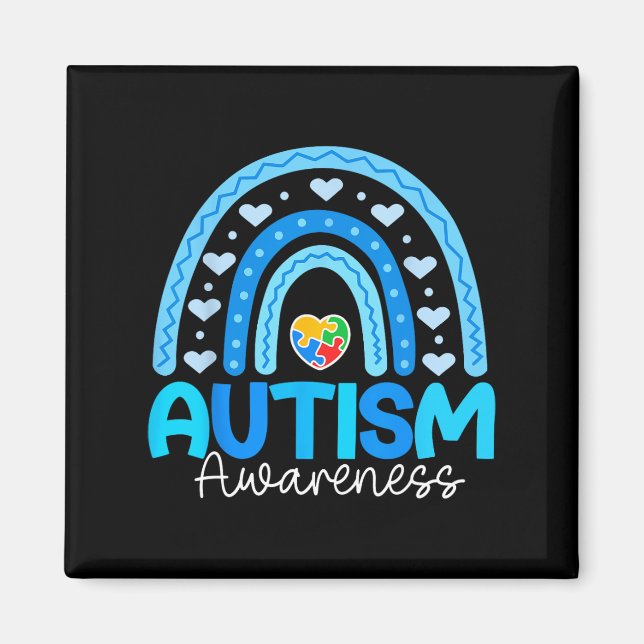 Imán Rompiendo El Arcoiris En Abril Usamos El Autismo A (Frente)
