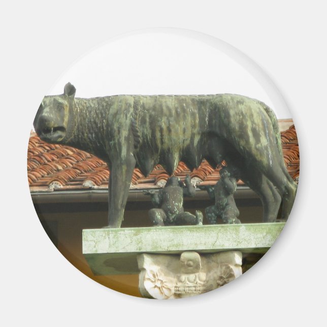 Imán Romulus y Remus - Antigua Roma (Frente)