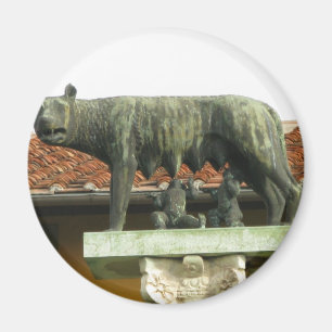 Imán Romulus y Remus - Roma antigua