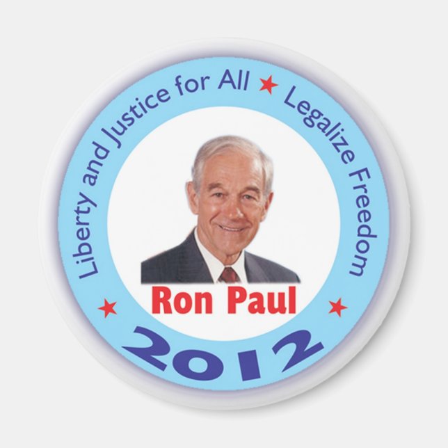 Imán Ron Paul 2012 Magnet (Frente)