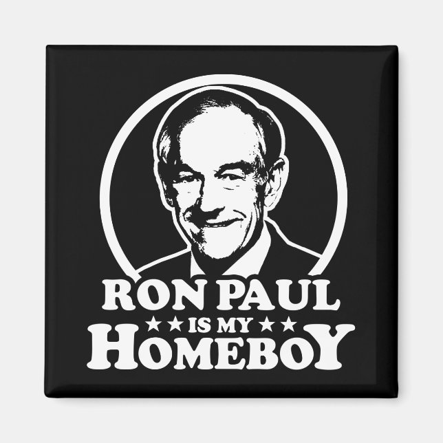Imán Ron Paul Es Mi Homeboy (Frente)