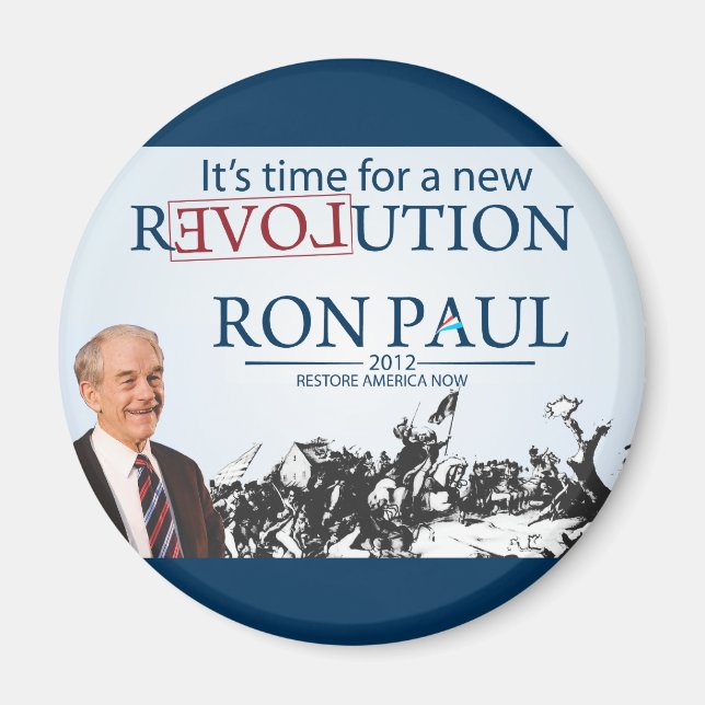 Imán Ron Paul para Presidente (Frente)