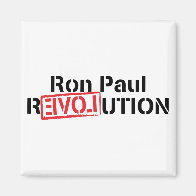 Imán Ron Paul Revolution Magnet (Frente)