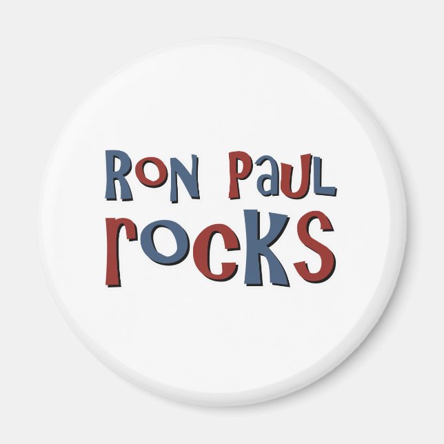 Imán Ron Paul Rocks (Frente)