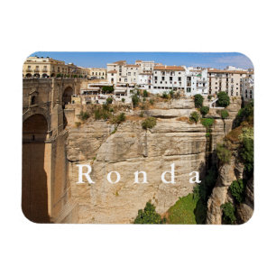 Imán Ronda. Barranco. Puente. Ciudad
