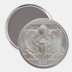 Imán Ronda De Dos Acarbas De Plata De Ounce