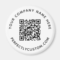 ronda de texto de código QR y personalizado