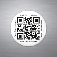 Ronda moderna de su QR Code Professional Business