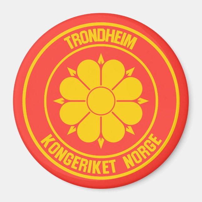 Imán Ronda Trondheim Emblem (Frente)