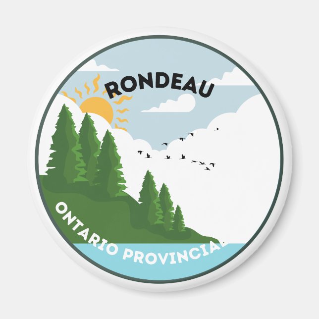 Imán Rondeau Ontario Provincial Park Magnet (Frente)