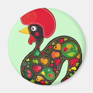 Imán Rooster de Barcelos Nr02 - Galo de Barcelos
