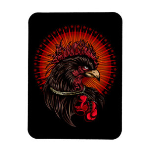 Imán Rooster de boxeo