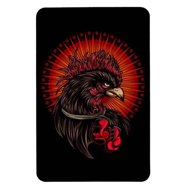 Imán Rooster de boxeo (Vertical)