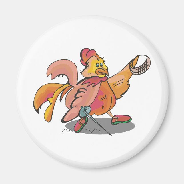 Imán Rooster de Esgrima (Frente)