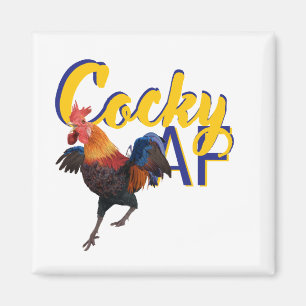 Imán Rooster : Humor de Cockky AF