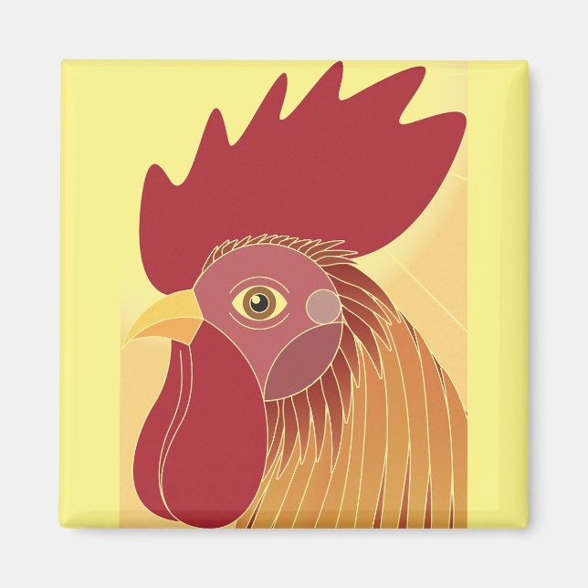 Imán Rooster Magnet (Frente)