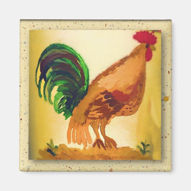 Imán Rooster Magnet (Frente)