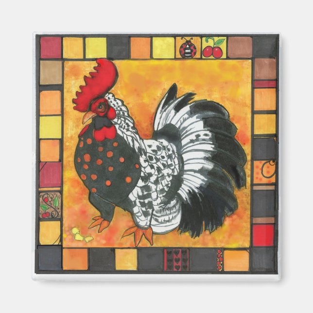 Imán Rooster Magnet (Frente)