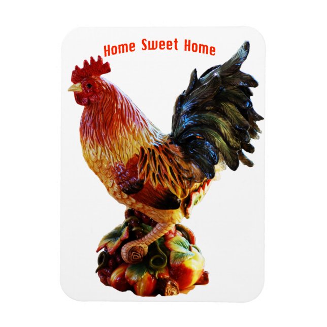 Imán Rooster Rojo (Vertical)