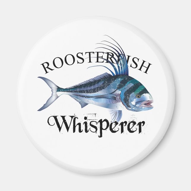 Imán Roosterfish Whisperer color claro (Frente)