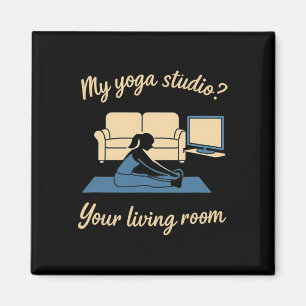 Imán Ropa Activa de Yoga en Casa Mi Estudio de Yoga Tu