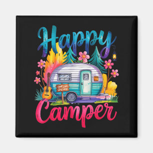 Imán Ropa de camión de camping divertido camper feliz t