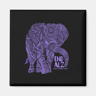 Imán Ropa De Concienciación Sobre El Elefante Purpura H