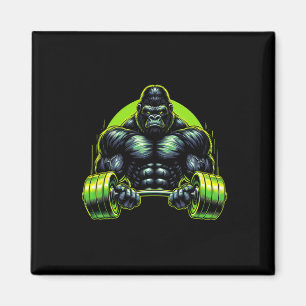 Imán Ropa de gimnasio para mono gorila Motivación para 