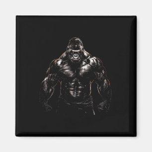 Imán Ropa de gimnasio para mono gorila Motivación para 