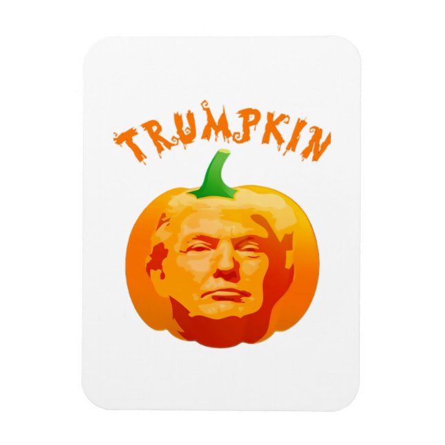 Imán Ropa de Halloween divertida de Trumpkin - Estílico (Vertical)