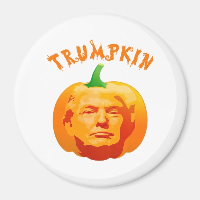 Imán Ropa de Halloween divertida de Trumpkin - Estílico (Frente)