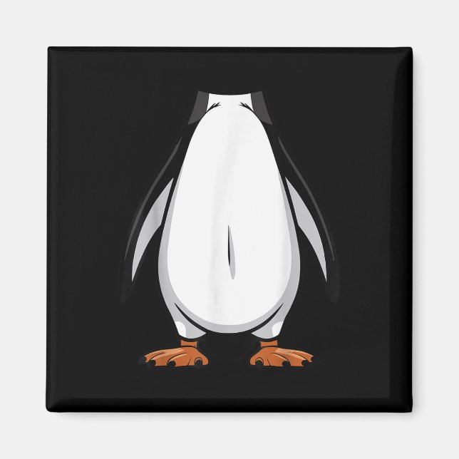 Imán Ropa de Halloween para Pingüinos Ropa simple para  (Frente)