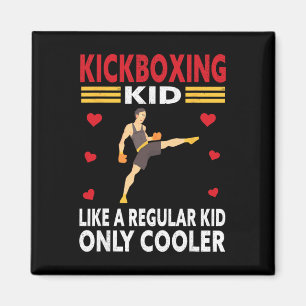 Imán Ropa de Kickboxer Divertido para Niño - Niño Boxea