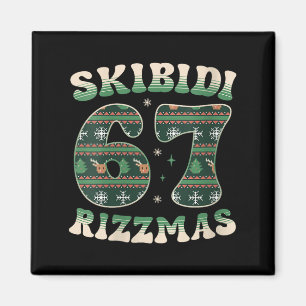 Imán Ropa de mujer Skibidi Rizzmas 67 Seis Siete Meme F